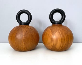 TEAK Nissen for Bodum Denmark Salt & Pepper set with Peugeot Grinder