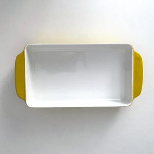 Vintage Copco enamel cast iron oven pan designed by Michael Lax Made in Denmark afbeelding 3