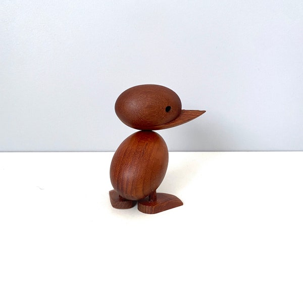 Vintage Hans Bolling teak duckling made by Torben Ørskov, Denmark