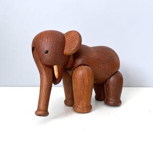 Early 1953 version of Kay Bojesen jointed elephant - Denmark
