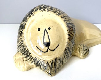 Baldelli lion bank made in Italy - wheat color