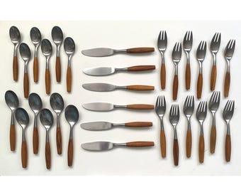 Dansk Fjord Germany Dinner Fork Teak Quistgaard Early 4 Ducks