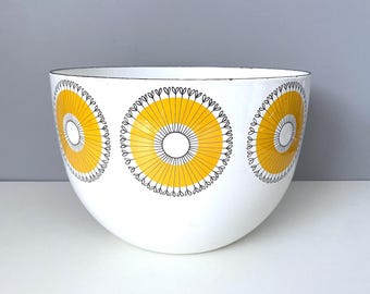 Kaj Franck Finel Sunflower Enamel Bowl - Made in Finland