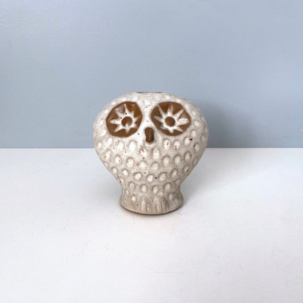 Little owl vase by David Stewart for Lion's Valley Stoneware