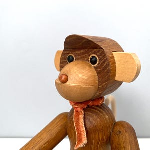 Very rare version of Zooline jointed monkey-- had a music box inside!