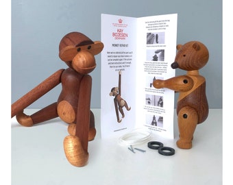 Kit di riparazione autentico per una scimmia, un coniglio o un orso Kay Bojesen
