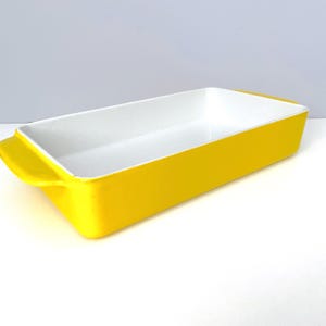 Vintage Copco enamel cast iron oven pan designed by Michael Lax Made in Denmark afbeelding 1