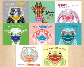 Encouragement cards for kids, Encouragement cards printable, Lunch notes, Mask card, Mini cards, Motivational cards, Note cards for kids
