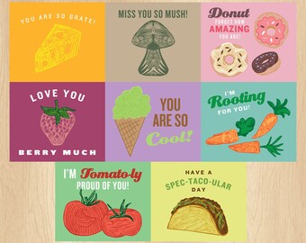 Notas de la lonchera, tarjetas LunchBox, tarjetas de almuerzo, notas de almuerzo para niños, notas escolares, notas para niños, afirmaciones positivas para niños, notas imprimibles