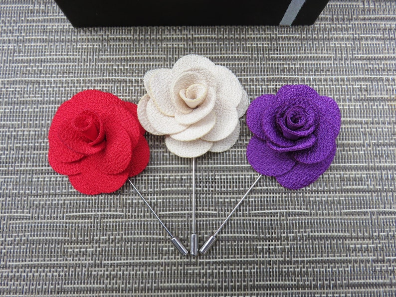 red flower pin brooch lapel flower lapel pin flower lapel pin pin flower lapel pin red rose lapel pin man lapel pin Lapel pin man