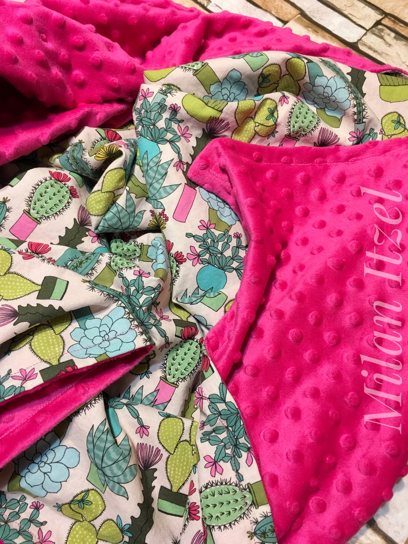 Cactus Blanket baby blanket cactus cactus theme cacti Etsy