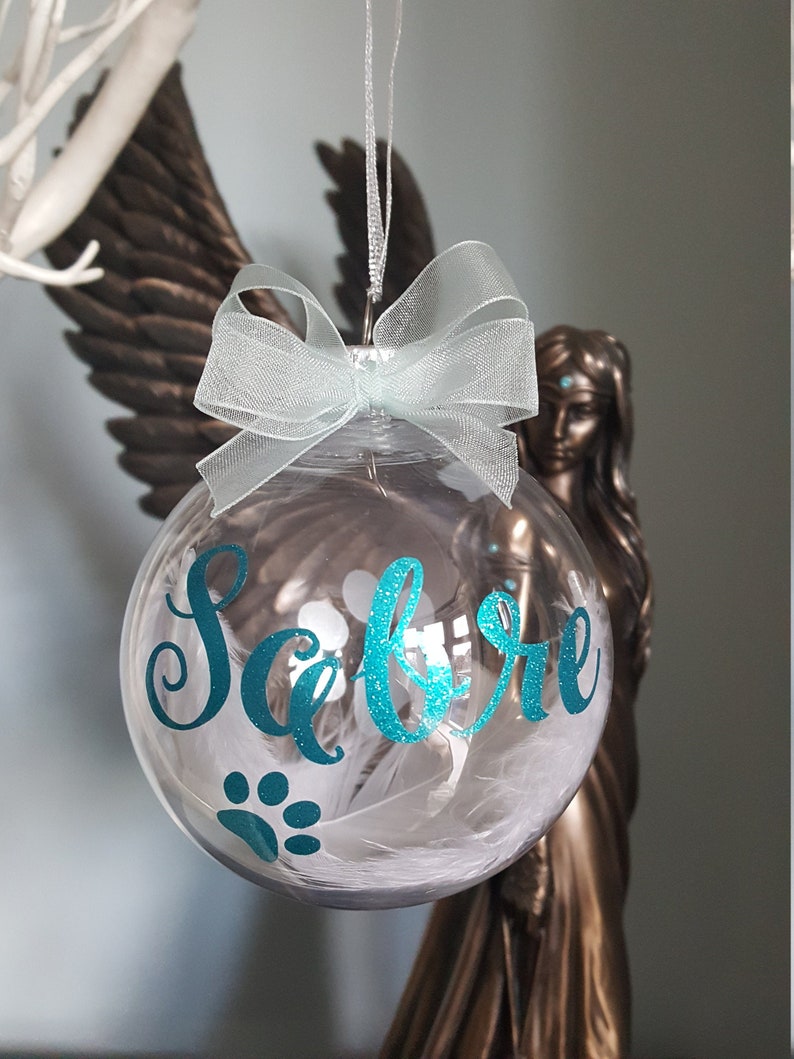 80mm Pet memorial bauble christmas decoration Etsy