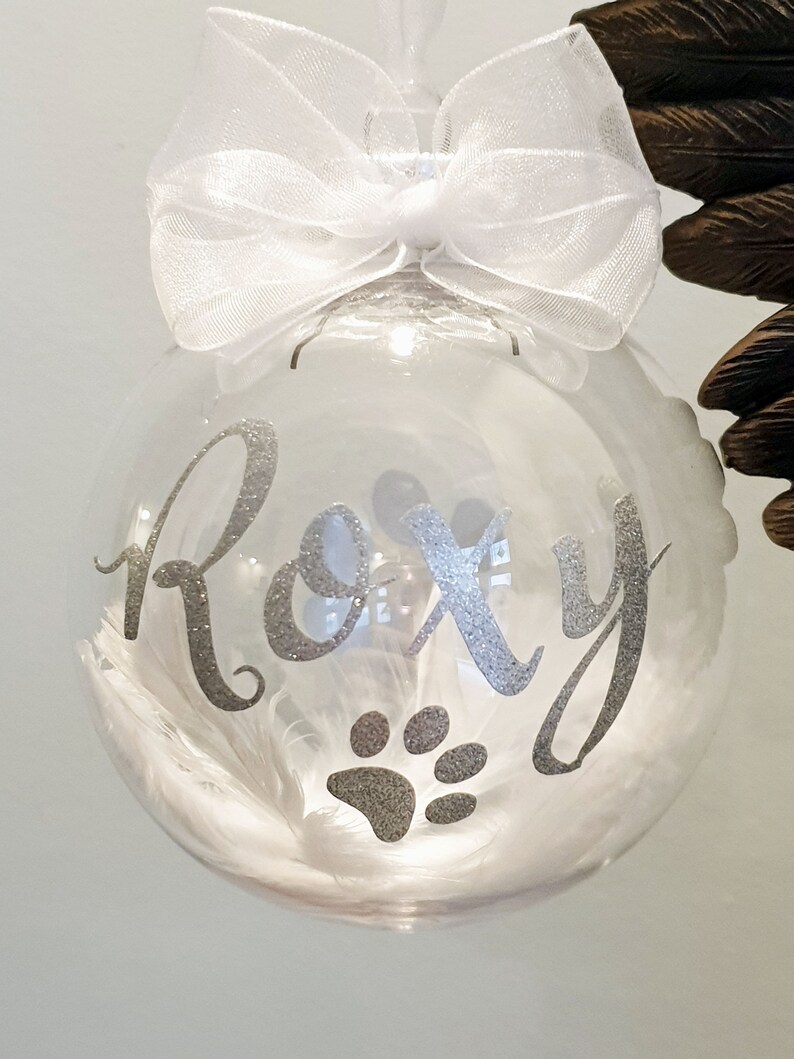 80mm Pet memorial bauble christmas decoration Etsy