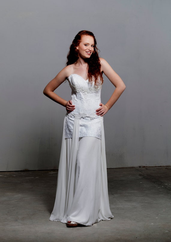 Reserved White Georgette Wedding Skirt Bridal Skirt White Boho Etsy