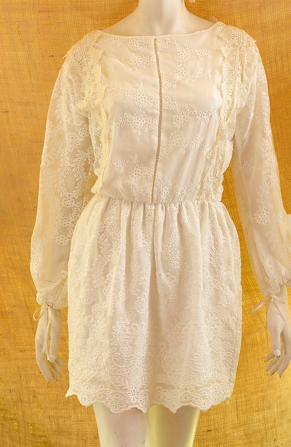 Unique Bridal Dress, Beach Bridal Dress, Short Rus