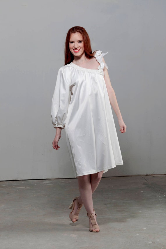 designer little white dress
