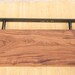 Solid Walnut Kitchen Shelves 10" deep | Floating shelves | Supports 60+ lbs.