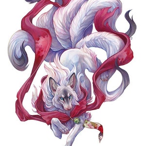 A4プリント「風狐」