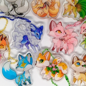 Kitsune vos acryl bedel blinde tas: Fox Festival - 18 ontwerpen
