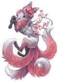 A4 Print  'sakura fox'