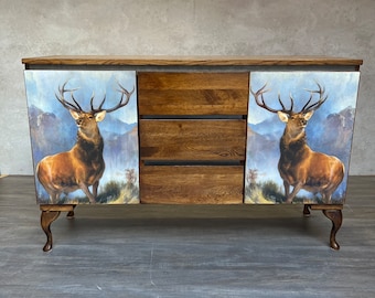 Large Highland Stag Sideboard