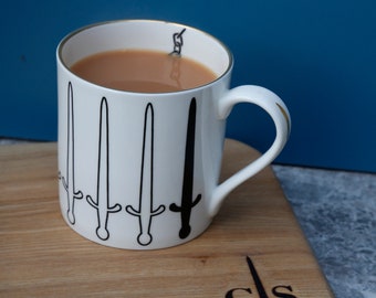 Spada Tre Graphic Designer Sword Mug