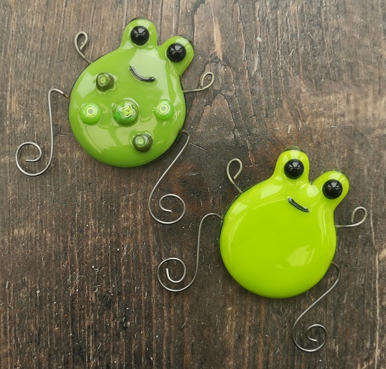Handmade Fused Glass Frog or Toad Fridge Frog Gift Etsy