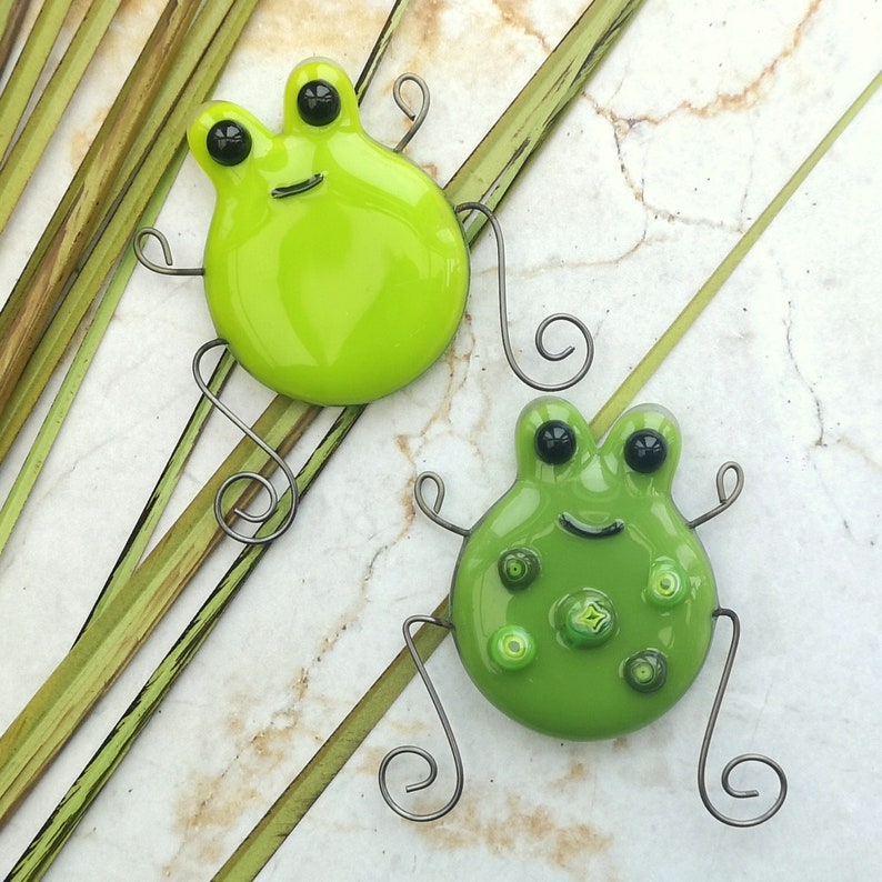 Handmade Fused Glass Frog or Toad Fridge Frog Gift Etsy