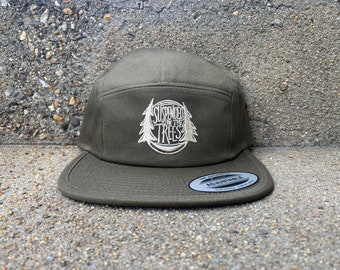 Olive 5 panel SITT hat