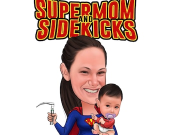Happy Mother's Day Caricature Gifts - Personalized by your imagination!
