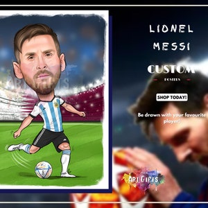Caricature sportive personalizzate - Calcio
