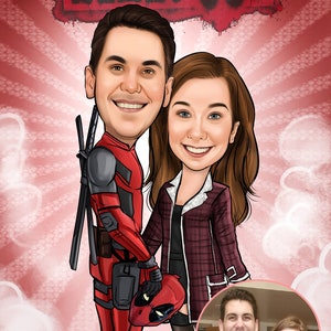Comic Book Covers Custom Caricatures & Drawings Hand Drawn Fan Art Created From Your Photo image 9