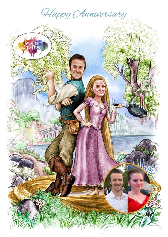 Tangled / Rapunzel Disney Gift Tangled Themed Custom Sketch - Etsy Norway Tangled / Rapunzel Disney Gift Tangled Themed Custom Sketch - Etsy Norway