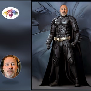 Personalised Superhero Portraits/Paintings and Custom made Movie Poster - Digitally Hand Drawn from your Photos