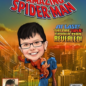 Comic Book Covers Custom Caricatures & Drawings Hand Drawn Fan Art Created From Your Photo image 8