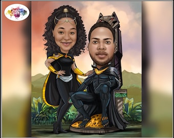 Superhero Caricatures Gifts & Fan art - Custom Caricature