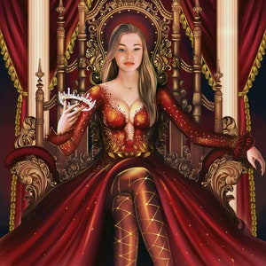Personalised Fantasy Portraits/Paintings and Custom made Posters- Digitally Hand Drawn from your Photos