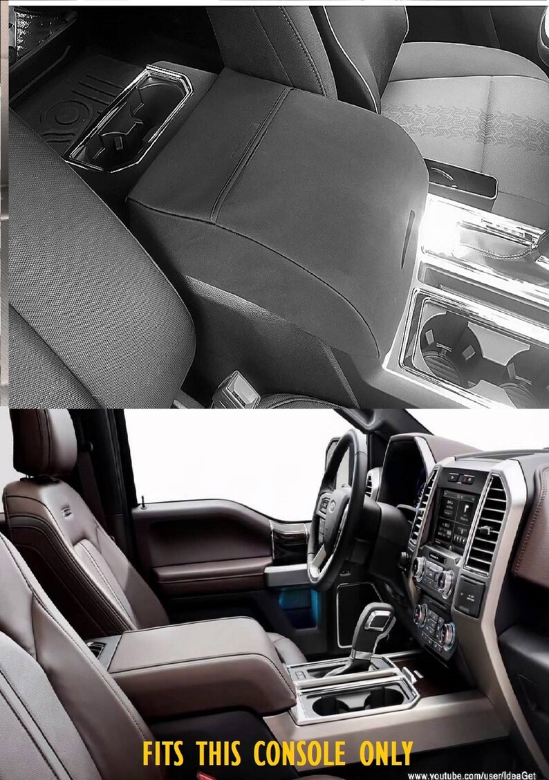 For FORD Expedition 2010 2020 Black Neoprene Center Console - Etsy