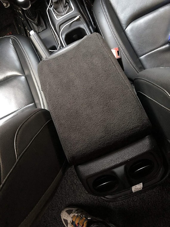 Fits Jeep Wrangler JL 2018 2022 Center Console Lid Cover Black