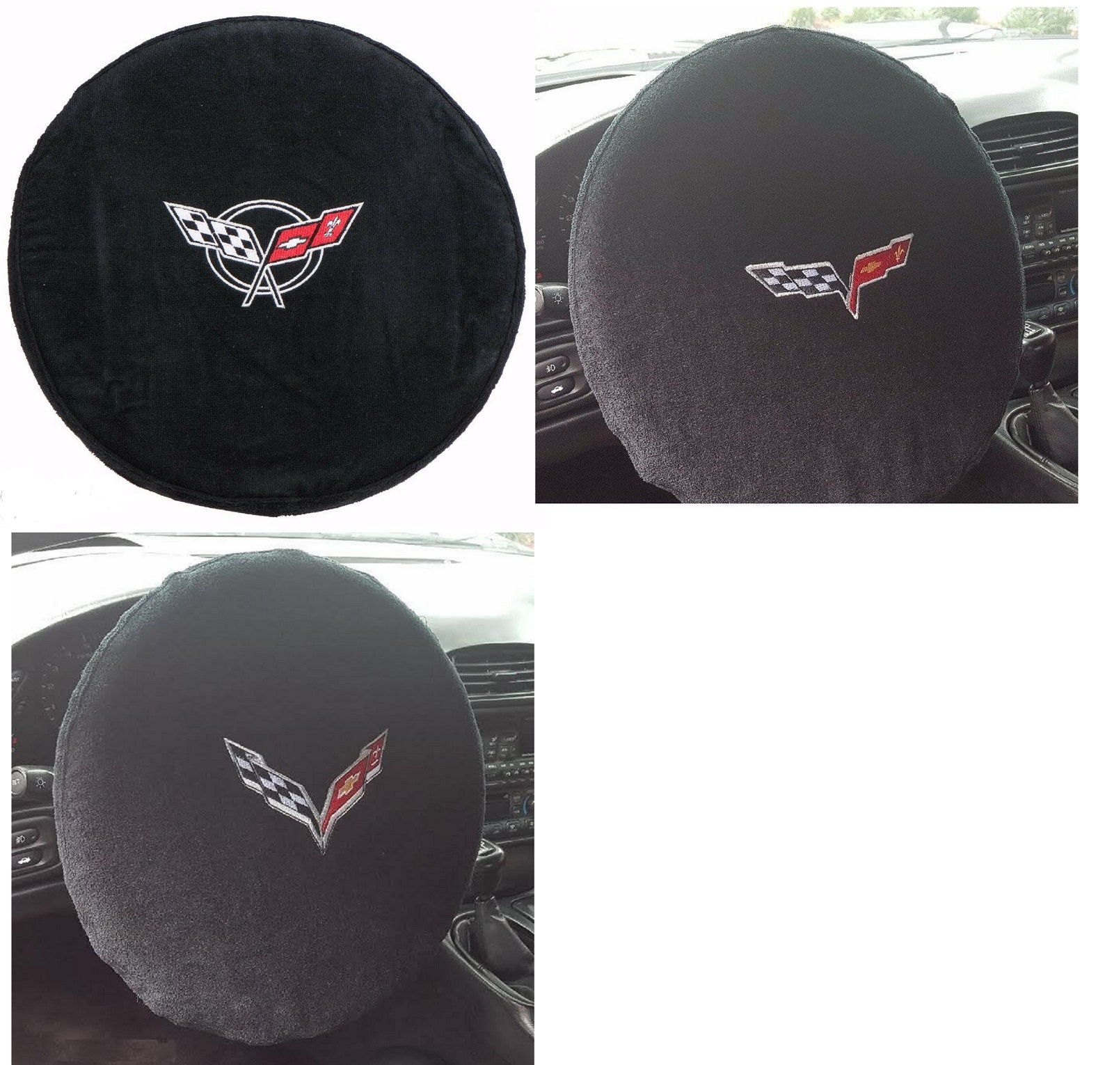 Chevy Corvette C5 C6 C7 Steering Wheel Cover Velour Terry Etsy