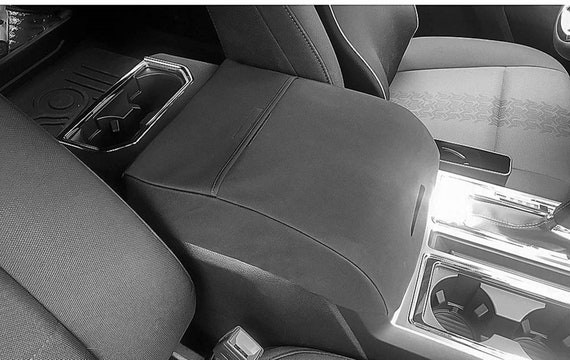 For Ford F150 F250 F350 Truck 2011 2019 Black Neoprene Center Console Lid Armrest Cover Fits Consoles Shown