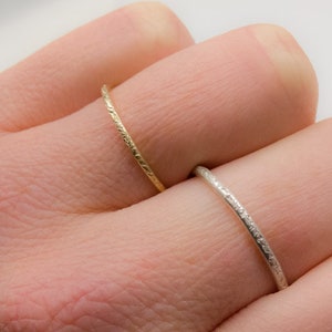 Ring, Silberring, ziseliert, Sterlingsilber, Rundprofil Bild 2