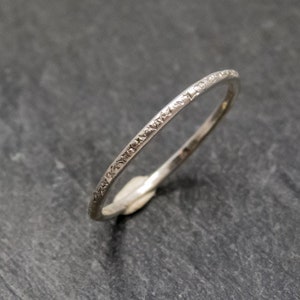 Ring, Silberring, ziseliert, Sterlingsilber, Rundprofil Bild 4