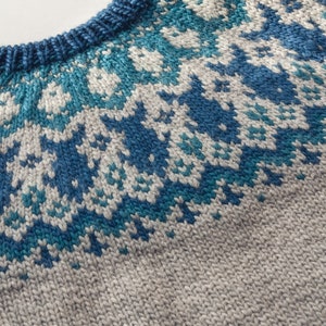 Cold Fish Round-yoke Sweater Knitting Pattern Instant Download PDF ...