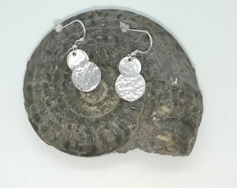 Sterling silver 'circles' earrings