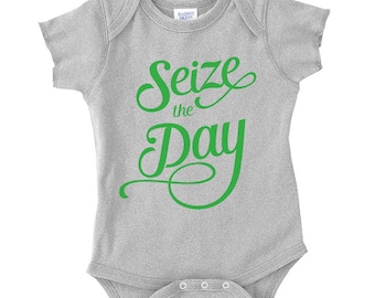 Disney Newsies Seize the Day Baby Bodysuit | Mothers Day | Pregnancy Announcement | Couples Baby Shower | Gift for Disney Fan