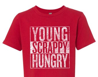 Hamilton Shirt Kids Young Scrappy Hungry Shirt for Hamilton Fan