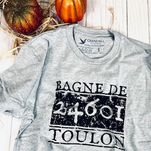 Les Mis Tshirt. Jean Valjean Prisoner 24601 Shirt. Les Miserables Musical Shirt. Gift for Musical Theatre Fan. Easy Costume for Singer.
