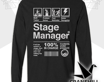 Chemise couleurs confort pour régisseur : cadeau pour les coulisses du théâtre