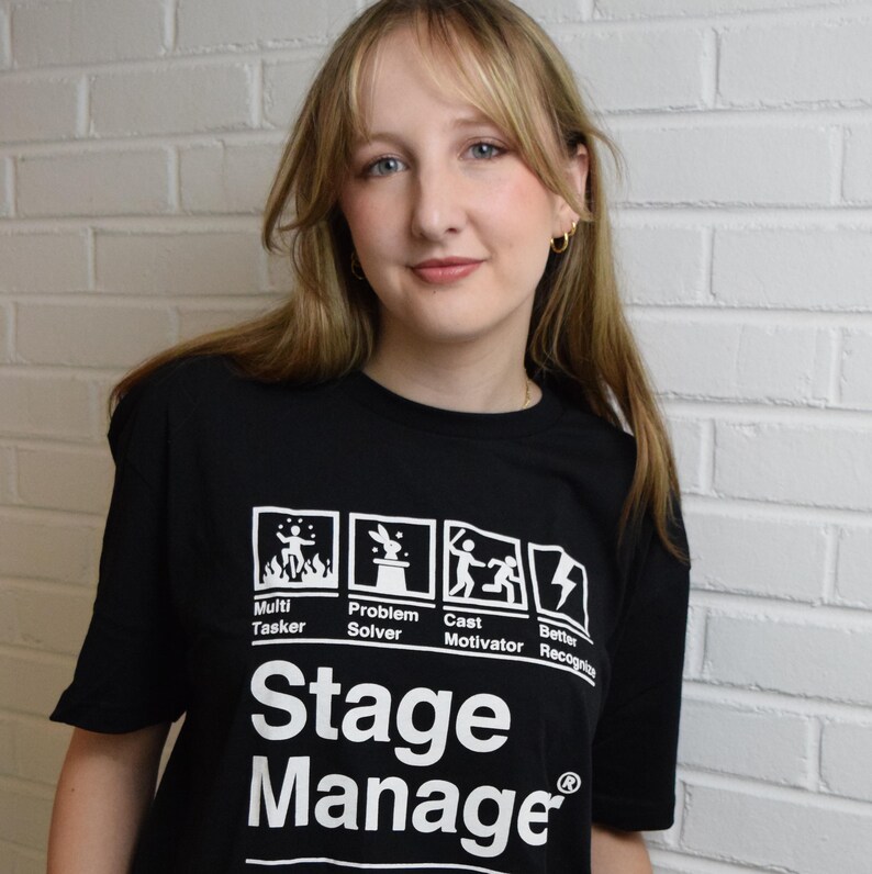 Stage Manager T-Shirt: Funny Theater Gift, Soft Cotton Graphic Tee bild 3
